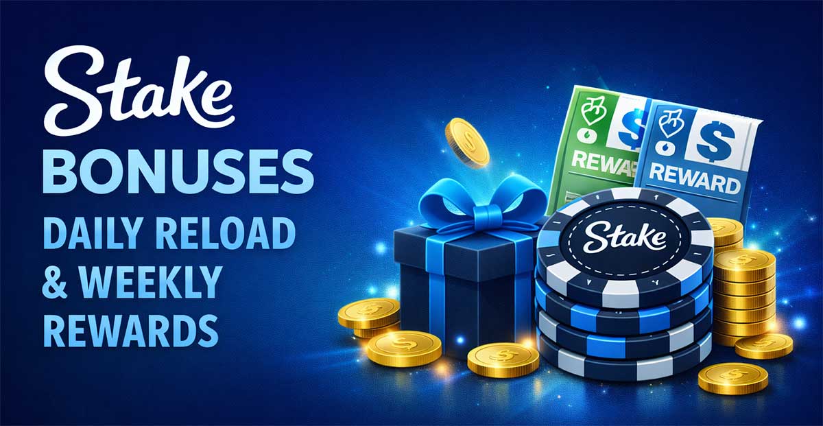 Stake Bonuses - Daily Reload & Weekly Rewards
